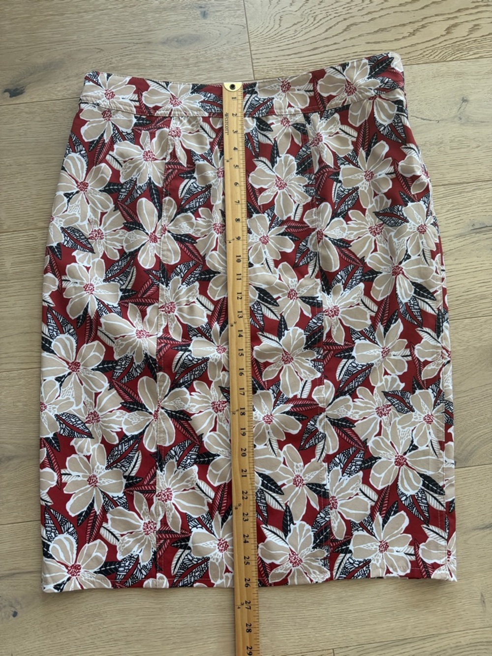RIPSKIRT HAWAII 🌺 Length 3 Terra Cotta Garden Size Large Skirt Coverup - Picture 4 of 6